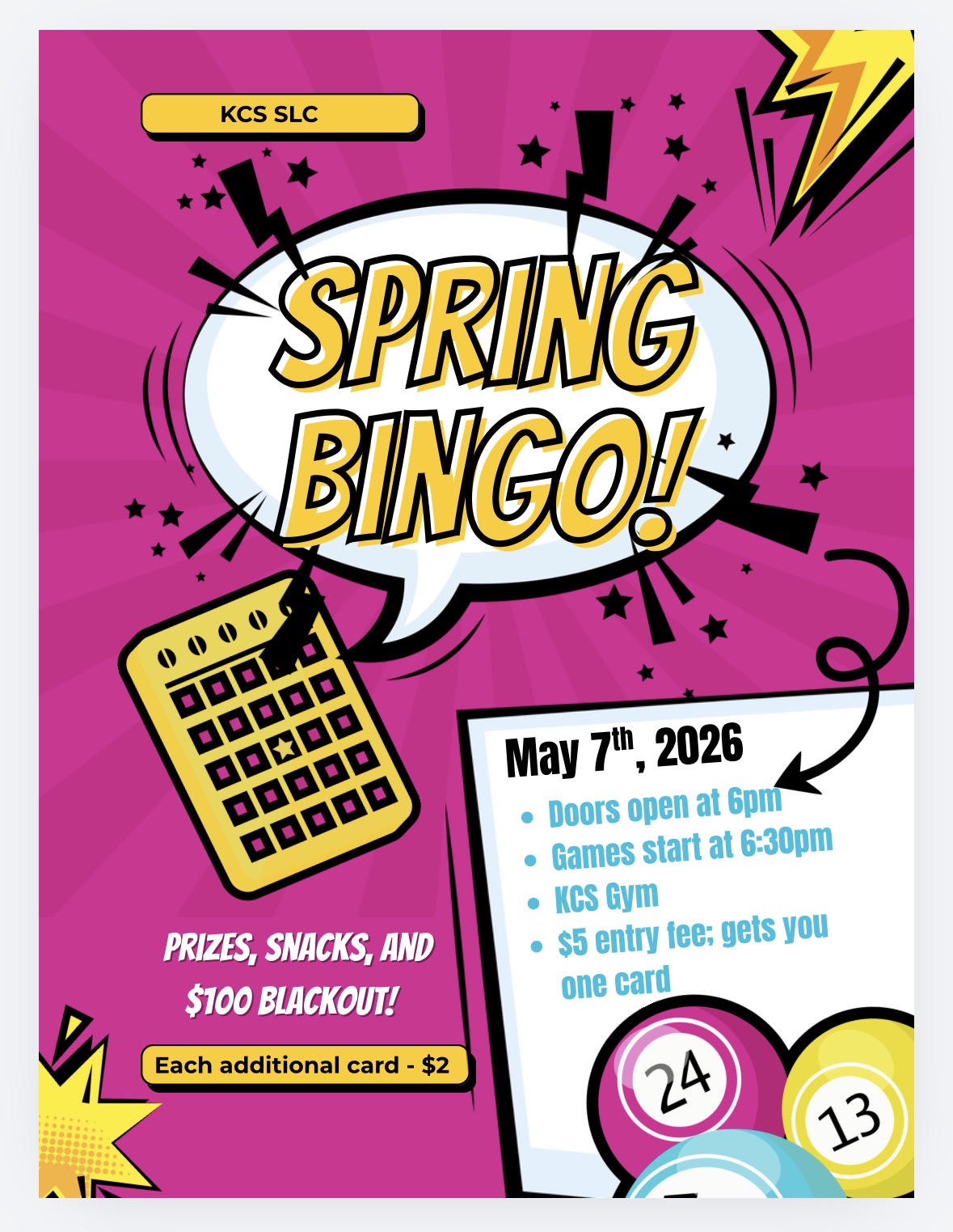 Spring Bingo